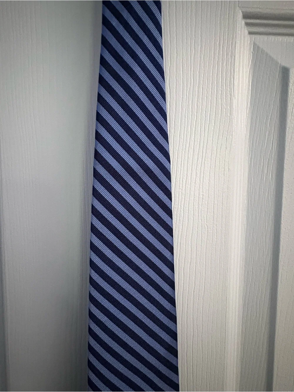 Brooks Brothers Classic Light Blue & Navy Striped Men's Tie